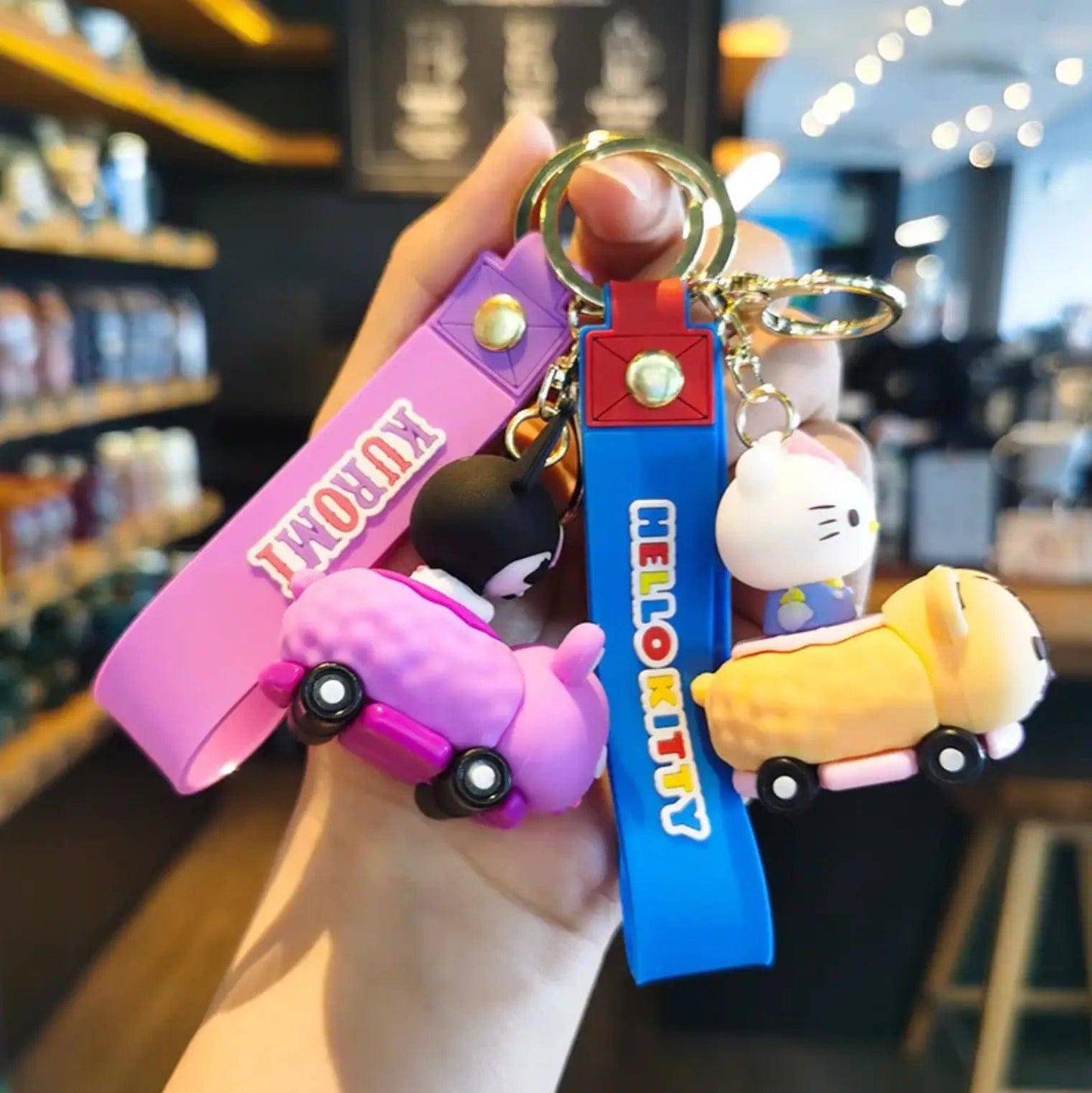 Kuromi Keychains & Pendants - Cute Kawaii Key Rings for Girls & Boys, Car & Backpack Accessories