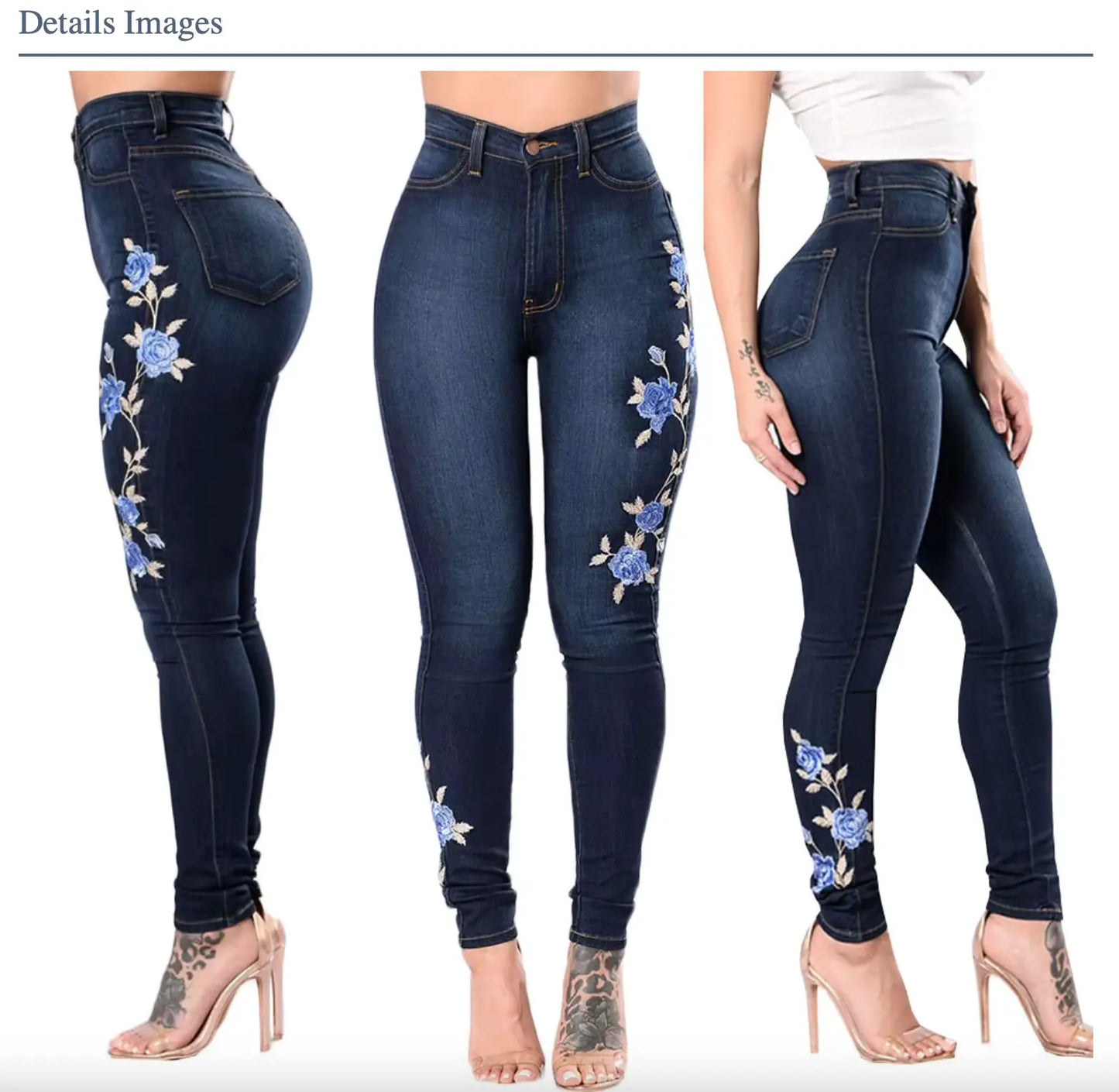 Fendiz Autumn Design Slim Fit Elastic Jeans for Women's Comfortable High Quality Casual Pencil Denim Pants Fendiz