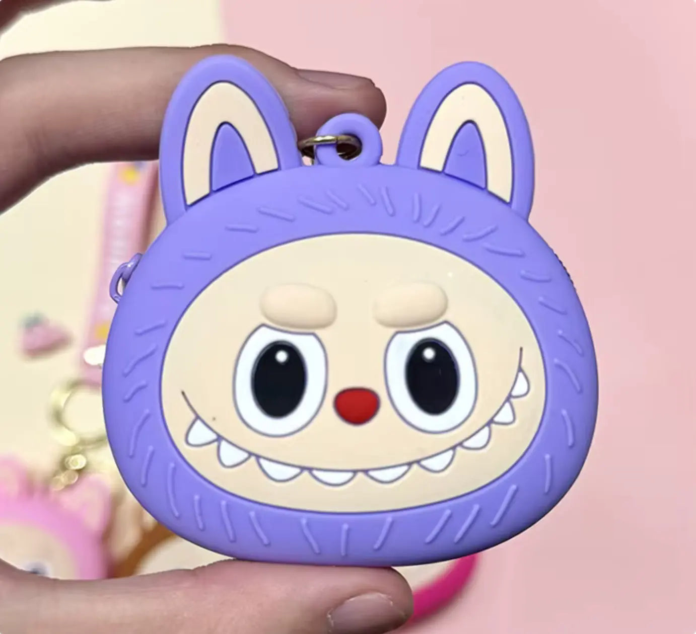 New Fendiz Labubu Keychain Doll Cartoon Cute Accessories for Gifts Fendiz