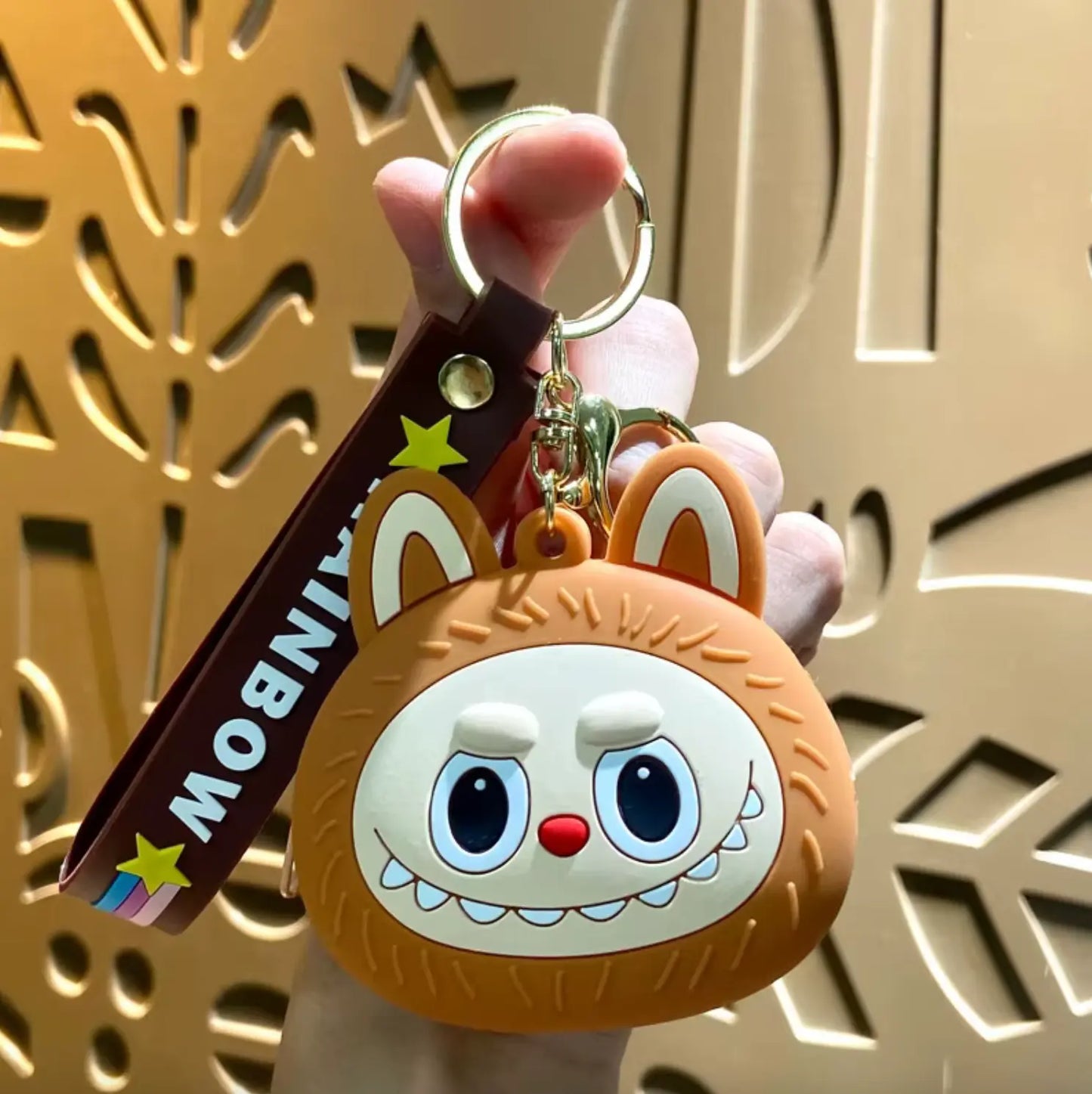 New Fendiz Labubu Keychain Doll Cartoon Cute Accessories for Gifts Fendiz