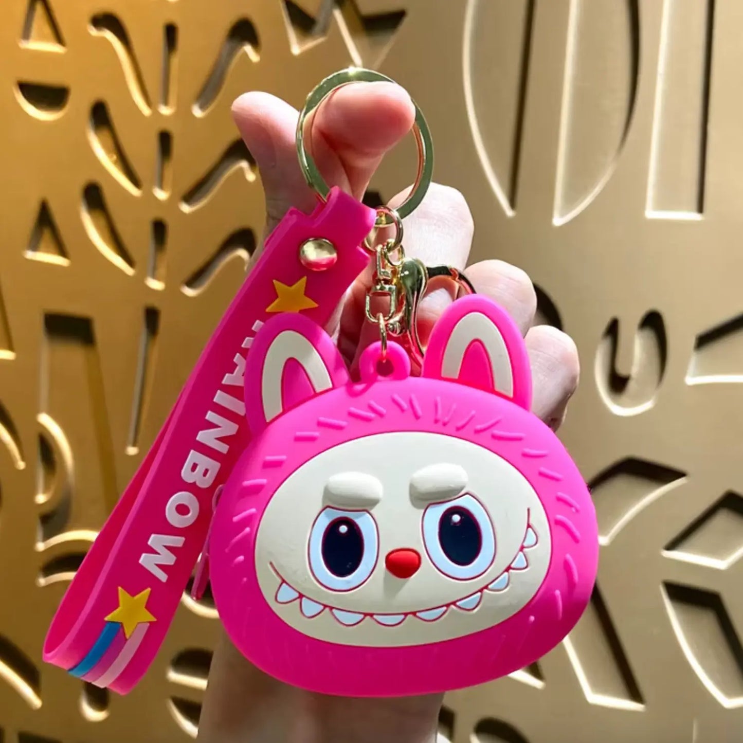 New Fendiz Labubu Keychain Doll Cartoon Cute Accessories for Gifts Fendiz