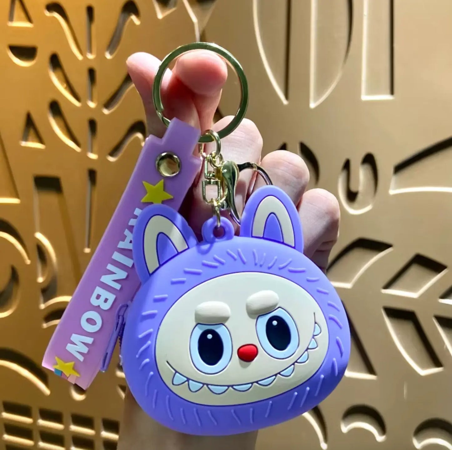 New Fendiz Labubu Keychain Doll Cartoon Cute Accessories for Gifts Fendiz