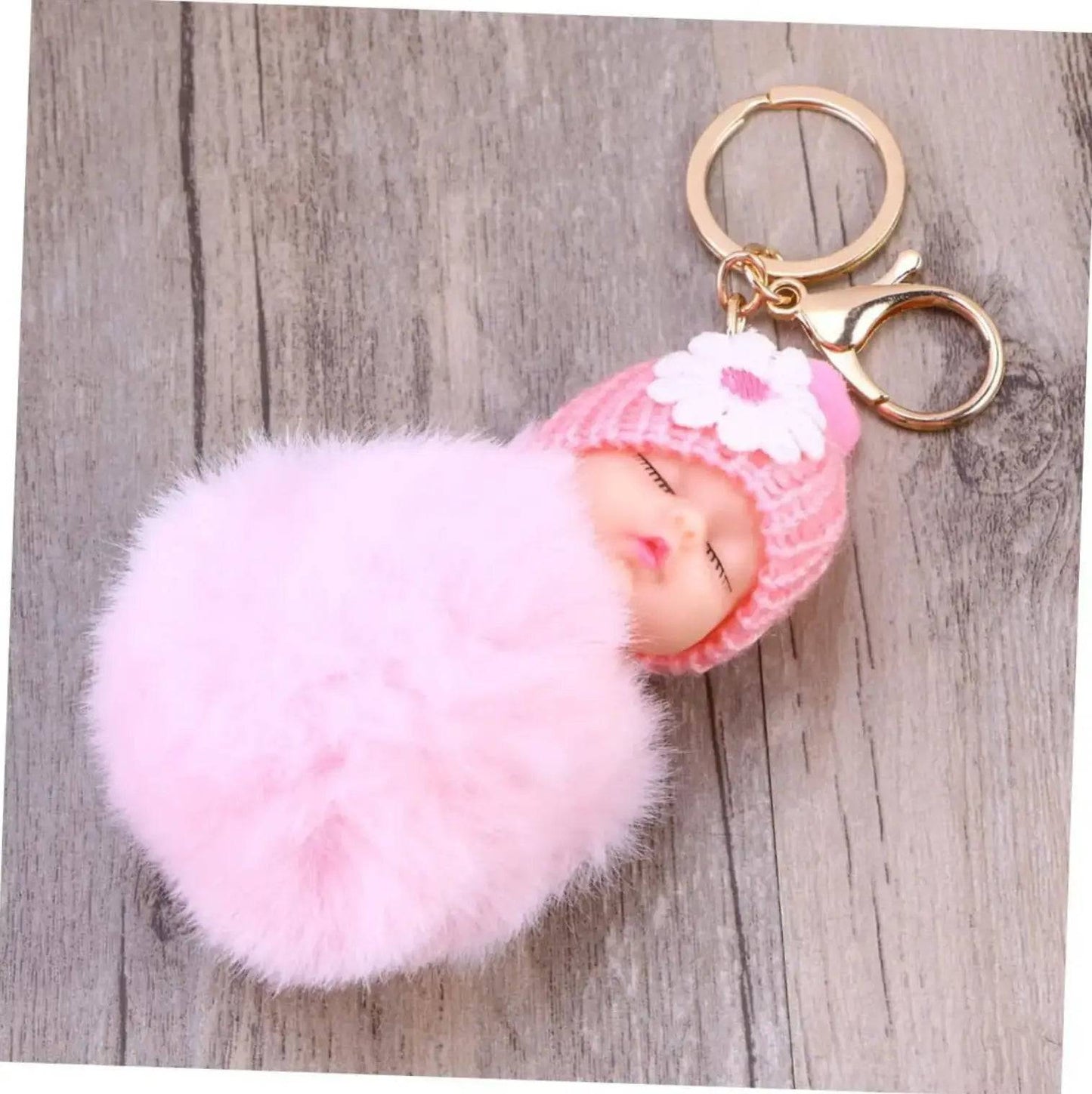 New Cute Baby Keychains Plush Backpack And Charm Pendant