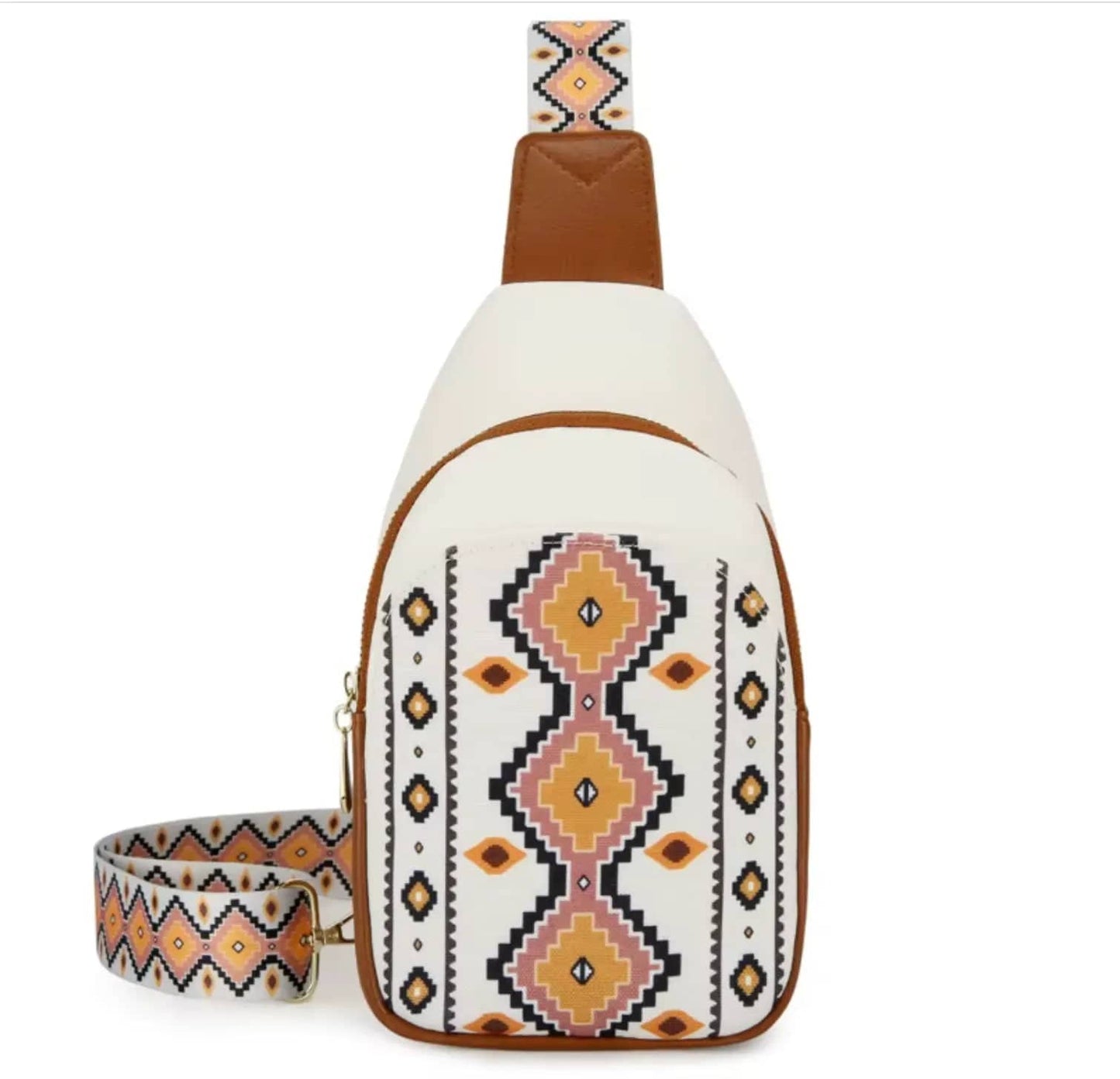 Classic leather crossbody bag for Women Leather Crossbody Fanny Packs Chest Bag