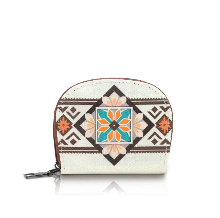 Fendiz Trendy small crossbody bags Style Mini Wallet Change Purse Aztec Pattern Coin Pouch