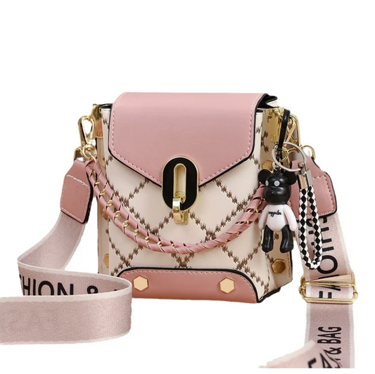 Fendiz Small Crossbody Bags for Women Fashion Cell Phone Purse Shoulder Handbags with Wide Strap
