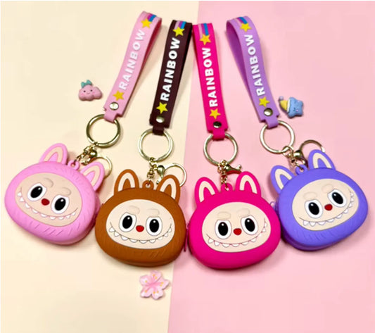 New Fendiz Labubu Keychain Doll Cartoon Cute Accessories for Gifts Fendiz