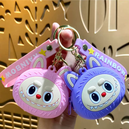 New Fendiz Labubu Keychain Doll Cartoon Cute Accessories for Gifts Fendiz