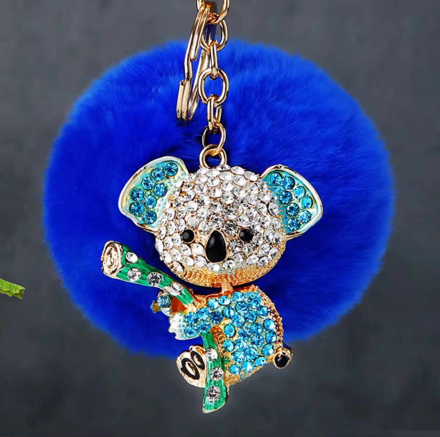 Fendiz Koala Bear Keychain Diamond Crystal Rhinestone - Fendiz