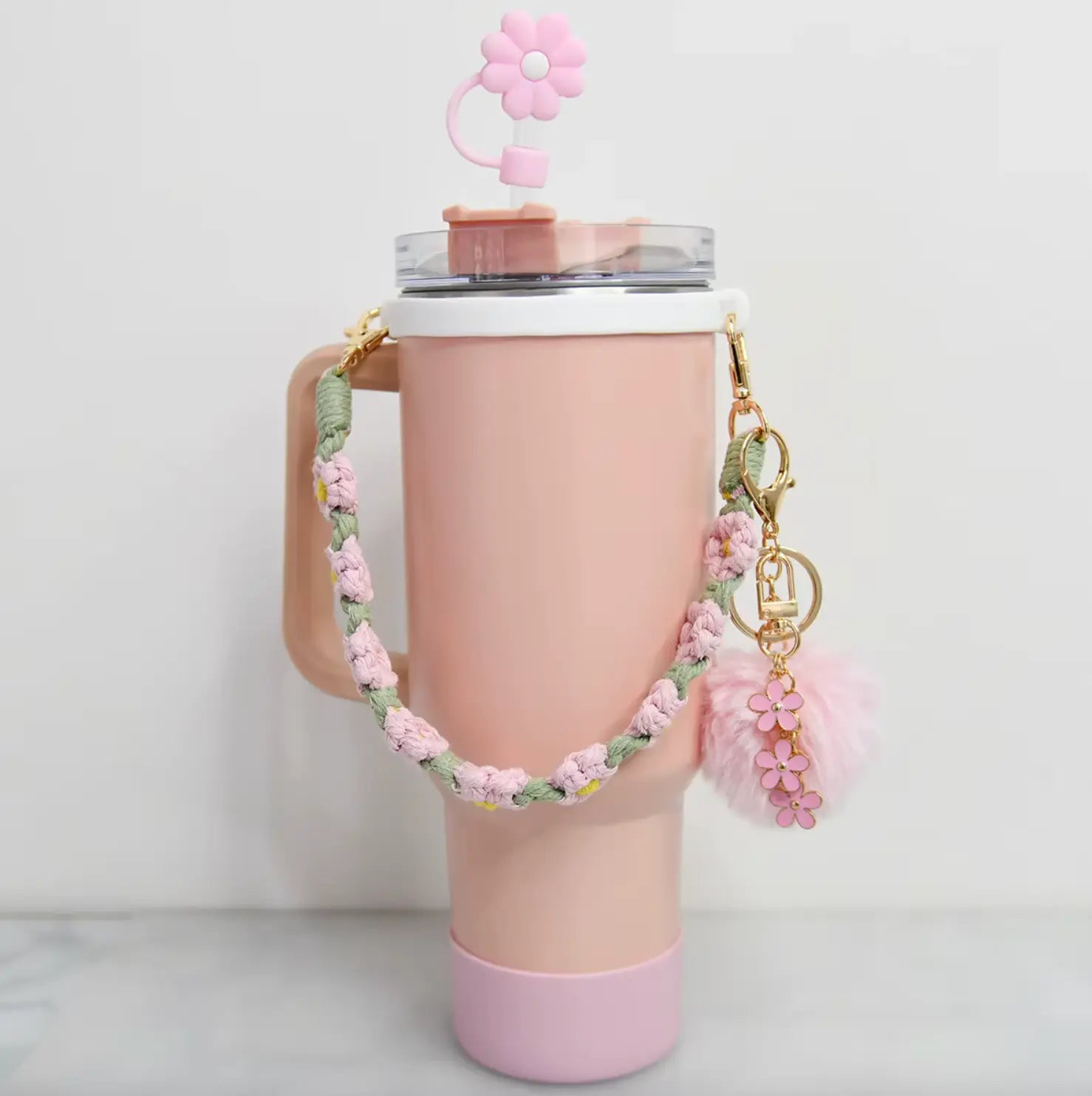 New 7pcs Cup Accessories Set for Cup Tumbler Straw Cover Not Including The Cup. - Fendiz