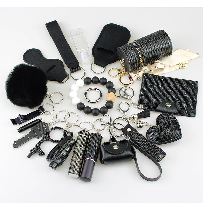 Multifunctional Hanging Bag 19-piece Set Key Chain