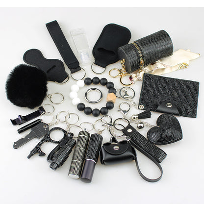 Multifunctional Hanging Bag 19-piece Set Key Chain