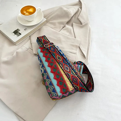 New Ladies Fanny Pack Boho Messenger Bag Fashion Tassel Ethnic Crossbody Chest Bag for Women