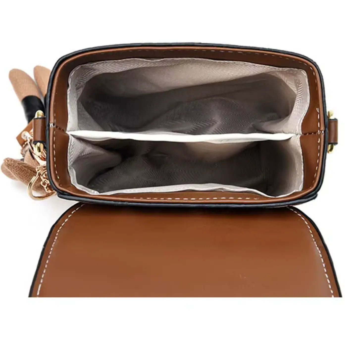 New Fendiz mobile phone bag Fashion Checkered PU Crossbody Bag for Girls Mini Shoulder Bag