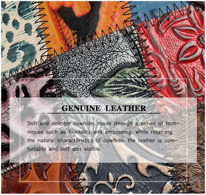 New Fendiz Elegant Shoulder Sling Bag Genuine Cow Leather Retro Classic