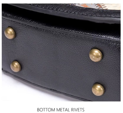 New Westal Genuine Leather Patchwork Purses Handbags and Crossbody Shoulder Bag