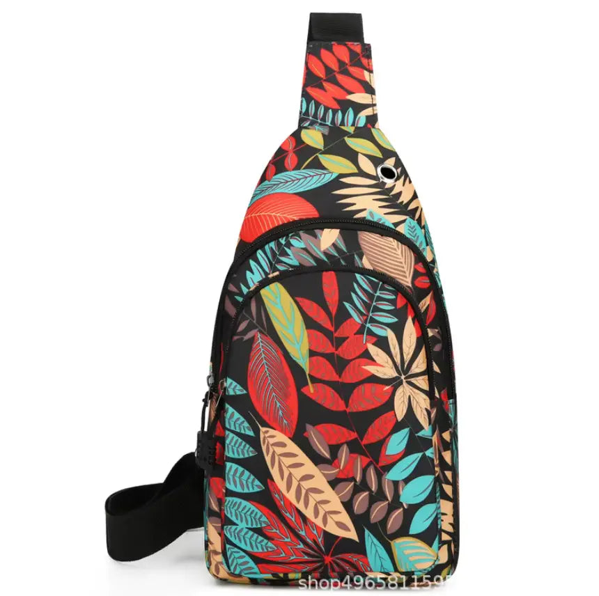 New Fendiz crossbody backpack Small Chest Shoulder Bag Hiking Outdoor