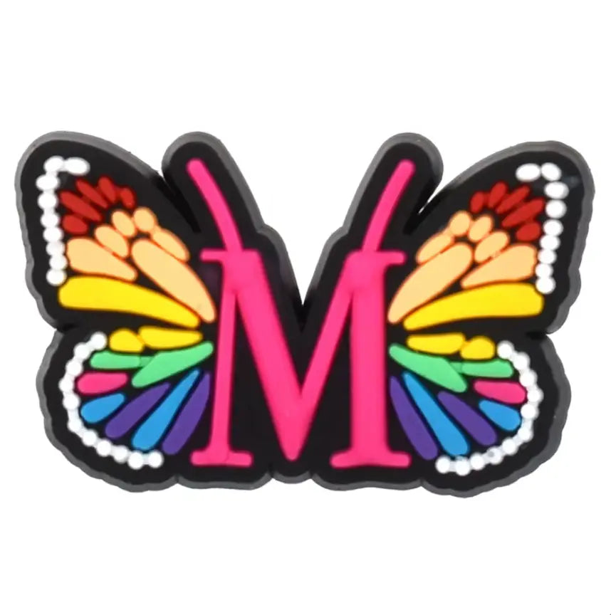 Waterproof straw topper 10mm Butterfly and Letters Cover Accessories for Drink Cups