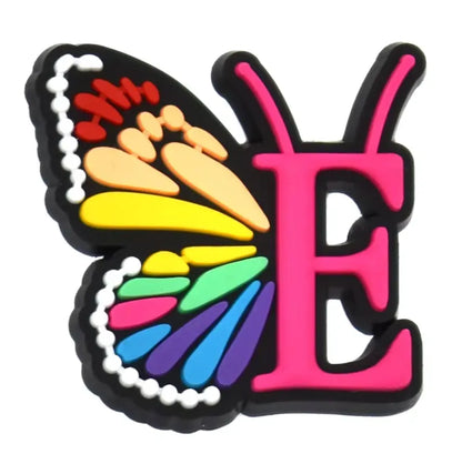 Waterproof straw topper 10mm Butterfly and Letters Cover Accessories for Drink Cups