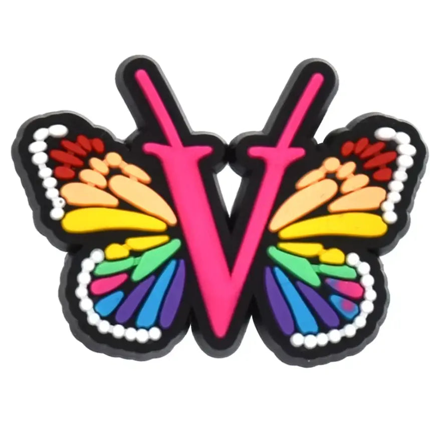 Waterproof straw topper 10mm Butterfly and Letters Cover Accessories for Drink Cups