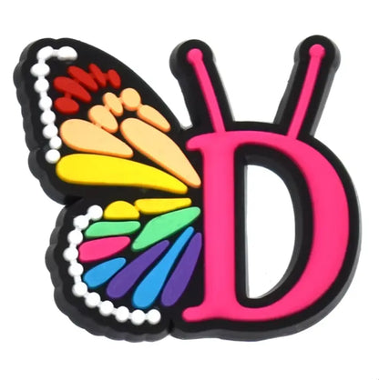 Waterproof straw topper 10mm Butterfly and Letters Cover Accessories for Drink Cups