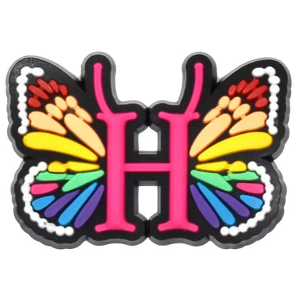 Waterproof straw topper 10mm Butterfly and Letters Cover Accessories for Drink Cups