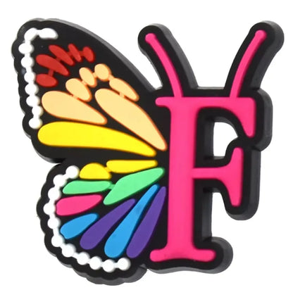 Waterproof straw topper 10mm Butterfly and Letters Cover Accessories for Drink Cups