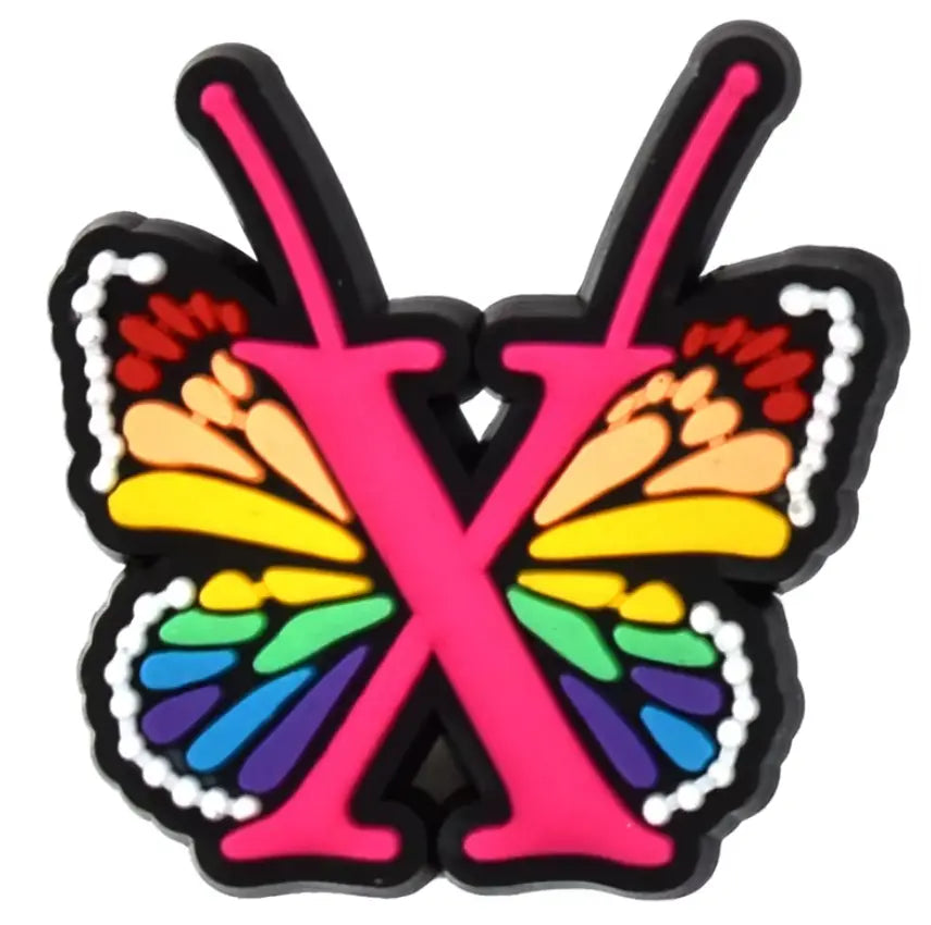 Waterproof straw topper 10mm Butterfly and Letters Cover Accessories for Drink Cups