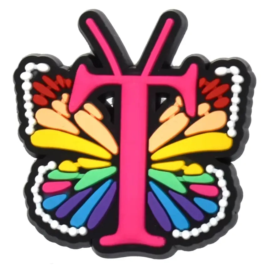 Waterproof straw topper 10mm Butterfly and Letters Cover Accessories for Drink Cups