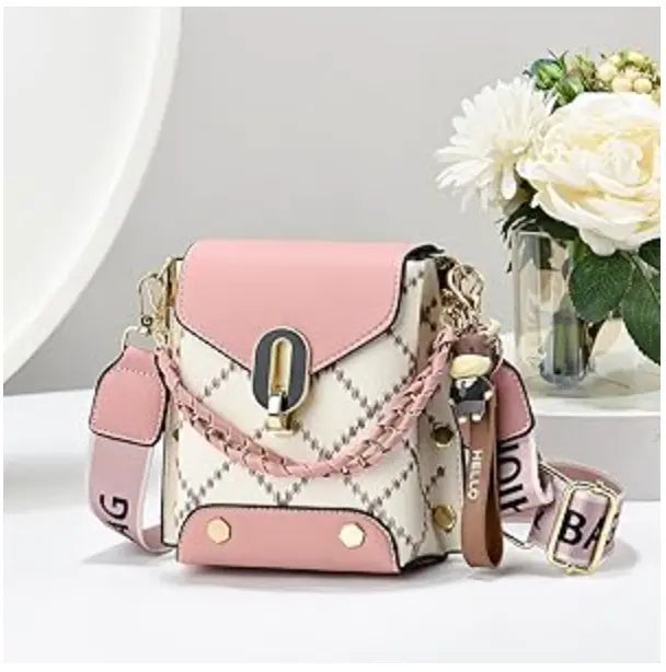 Fendiz Trendy Small Crossbody Bags Cell Phone Purse Shoulder Handbags with Wide Strap