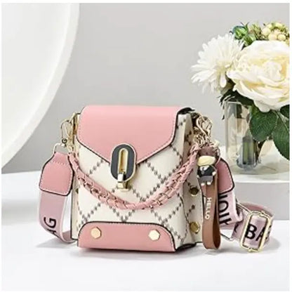 Fendiz Trendy Small Crossbody Bags Cell Phone Purse Shoulder Handbags with Wide Strap
