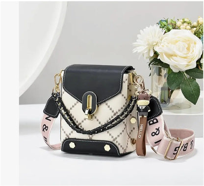 Fendiz Trendy Small Crossbody Bags Cell Phone Purse Shoulder Handbags with Wide Strap