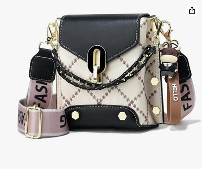 Fendiz Trendy Small Crossbody Bags Cell Phone Purse Shoulder Handbags with Wide Strap