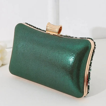 New Trendy Fashion Indian Rhinestone Evening Clutch Bag