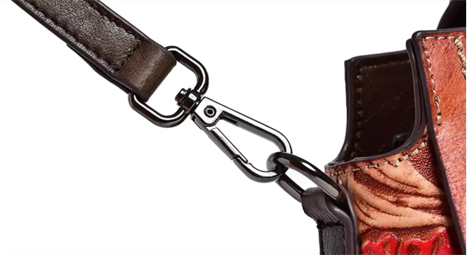 New Fendiz Genuine Leather Handmade Handbag Vintage Satchel Retro Cowhide Crossbody Purse Hobo Bags