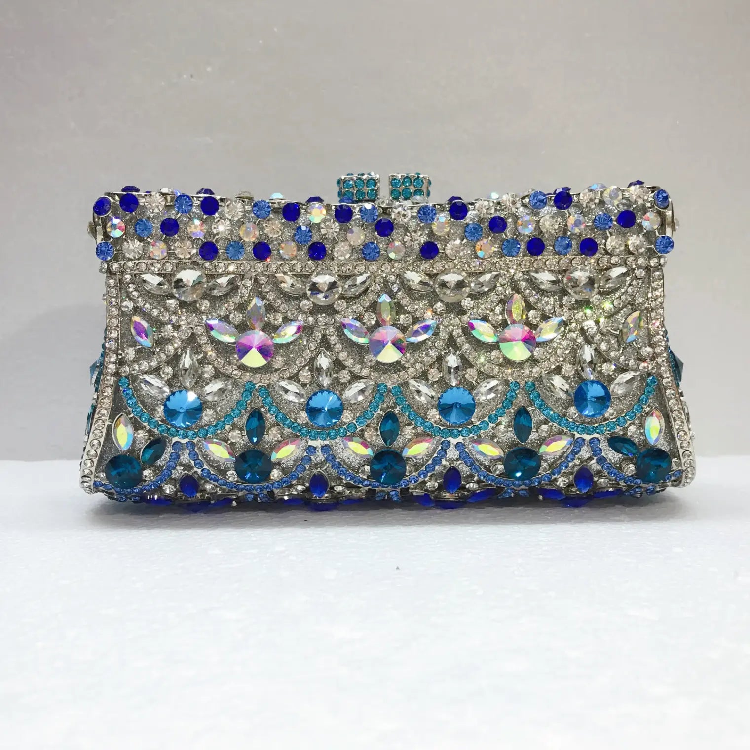 New Women Full Rhinestone Evening Clutch Bag