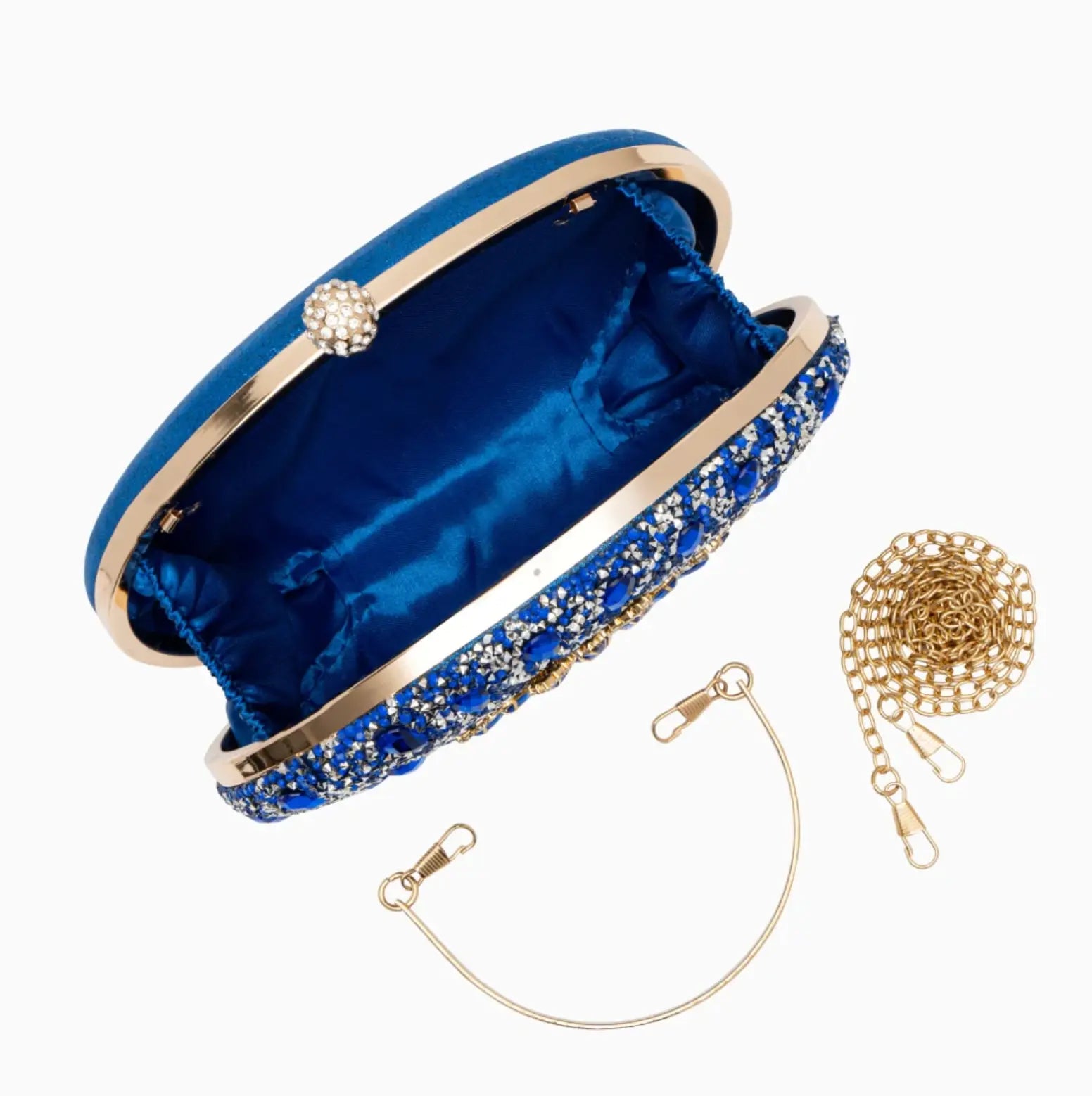 New Diamond Handbag Bridal Wedding Evening Bridal Clutch Purses Fashionable