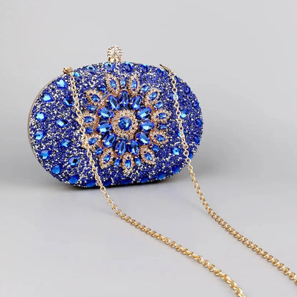 New Diamond Handbag Bridal Wedding Evening Bridal Clutch Purses Fashionable