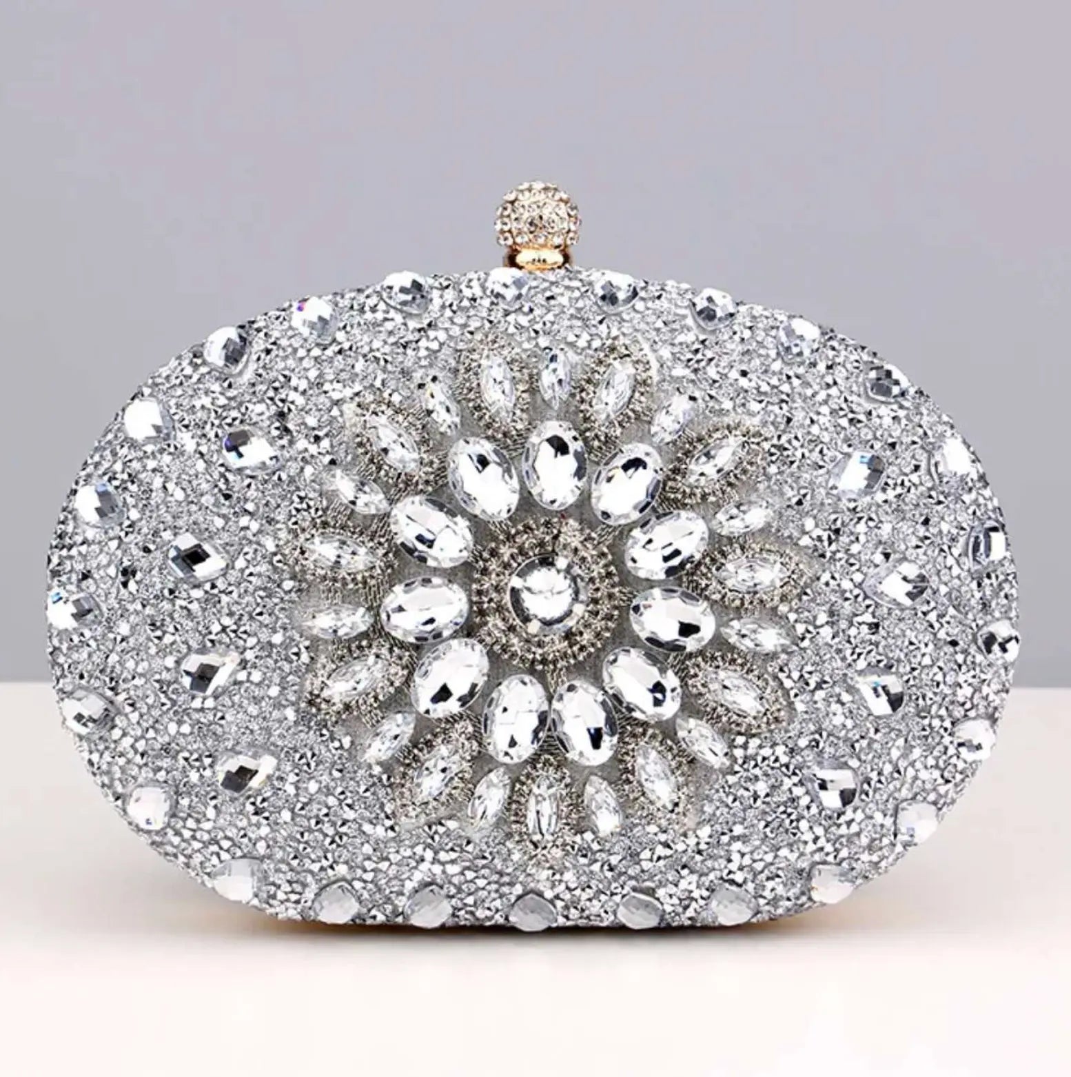 New Diamond Handbag Bridal Wedding Evening Bridal Clutch Purses Fashionable