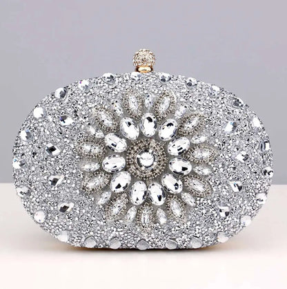 New Diamond Handbag Bridal Wedding Evening Bridal Clutch Purses Fashionable