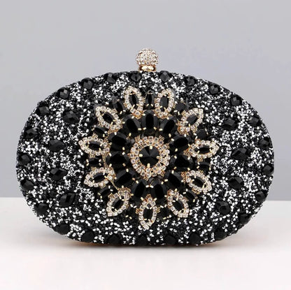 New Diamond Handbag Bridal Wedding Evening Bridal Clutch Purses Fashionable