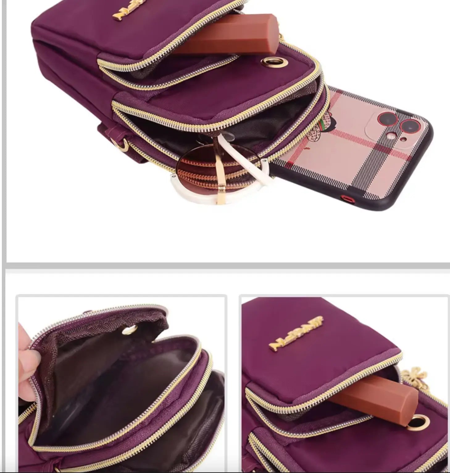 New Small Crossbody Bags Cell Phone Wallet Fashion Purse Mobile Phone Bags & Cases