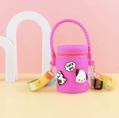 Portable Coin Purse Wallet Case Cute Style Zipper Closure for Sundries Storage Headphone