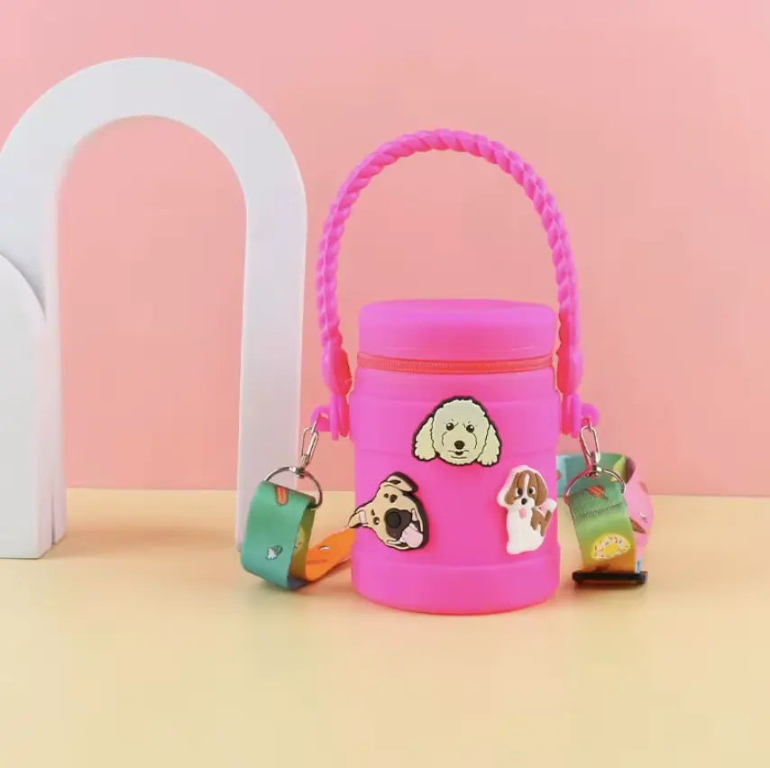 Portable Coin Purse Wallet Case Cute Style Zipper Closure for Sundries Storage Headphone