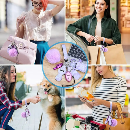 10pcs Set Self Defense Keychain For Emergency and Personal Protection Safety Alarm - Fendiz