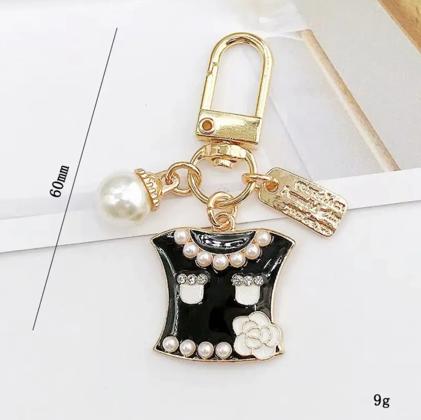 Diamond Keychain Perfume Bottle Bow Pearl Diy Bling Bag Pendant Charm Heart