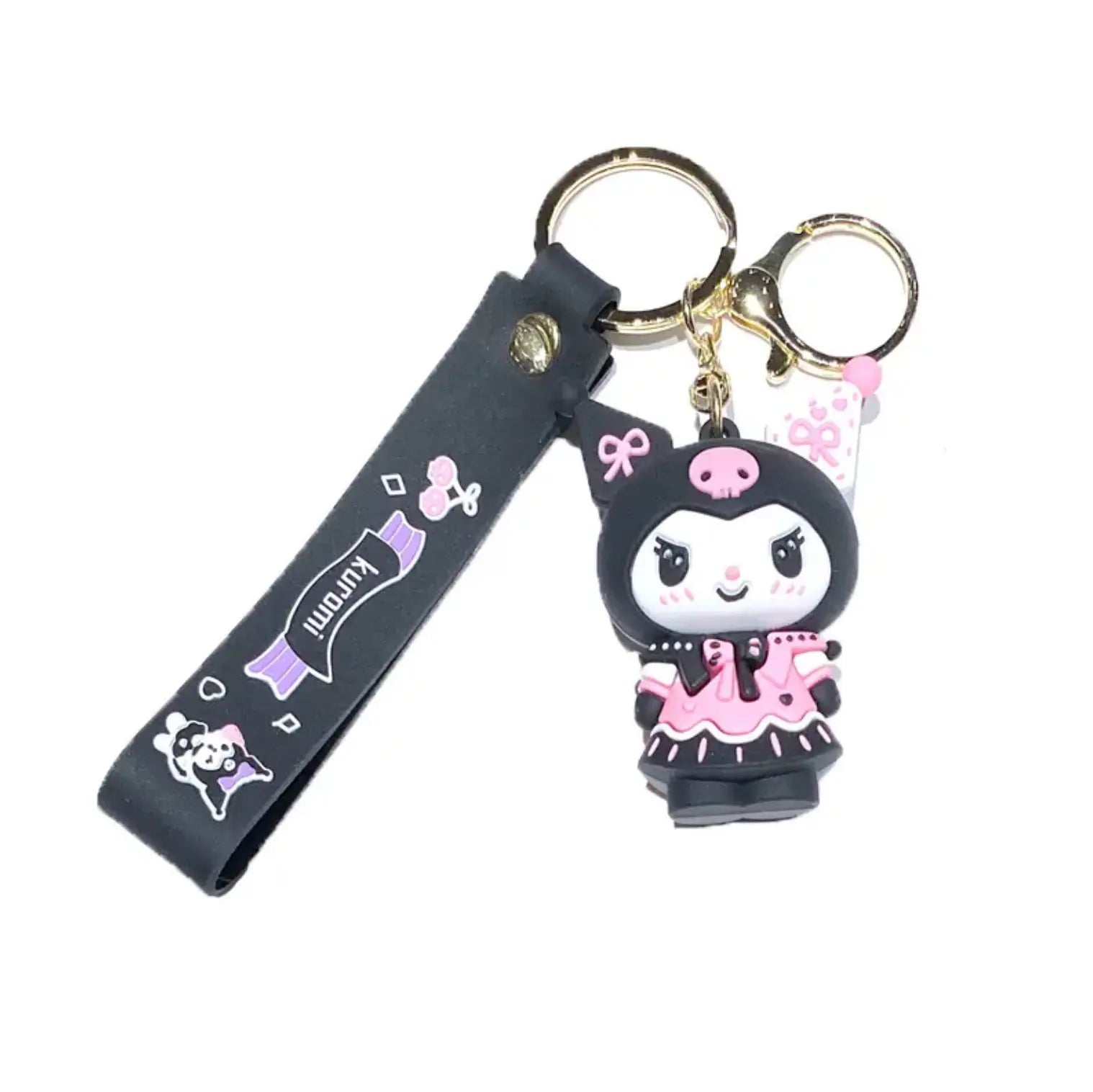 Kuromi keychain 3D Mini Cartoon PVC Vonnor