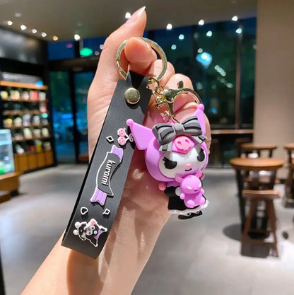 Kuromi keychain 3D Mini Cartoon PVC Vonnor