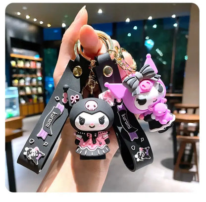 Kuromi keychain 3D Mini Cartoon PVC Vonnor