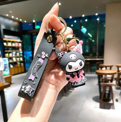 Kuromi keychain 3D Mini Cartoon PVC Vonnor